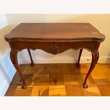 Antique DR Table w Leaf - AptDeco