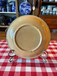 Antique Yellow Ware Pie Plate (9 1/4" diameter) | eBay