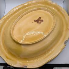 Double Handled Majolica Hand Painted Tray C. 1885 With Bonus ...