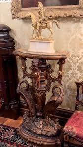 Known as the 'Crane Pedestal' a rare and important work ...