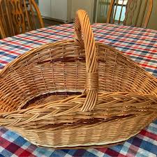 Handmade Large Willow Wicker Basket: Gathering, Firewood, Display - Etsy