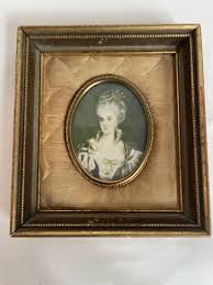 VTG 1940's 18th Century Madame Lambert de Morigney decor framed art piece Read | eBay