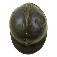 Original French WWI Early Issue Model 1915 Adrian Helmet in ...