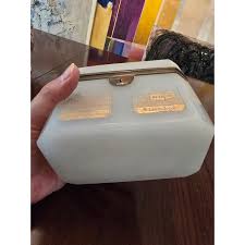 Antique Bohemian Glass Moser Opaline Jewel Box | Chairish
