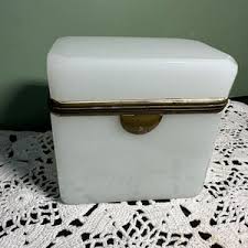 French Opaline Box - Etsy