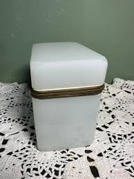 Buy Antique DRESSER BOX Powder Apothecary Opaline Glass Metal Ormolu Sugar Online in India - Etsy