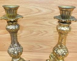 Vintage Brass Gold Tone Girandole Hollywood Regency Candle Holders /candlesticks - Etsy