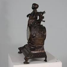 Antique French Blackamoor Statue Clock mid 1800's art collectors | eBay