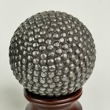 19th Century Antique French Pétanque Balls on Mahogany ...