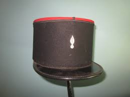 55cm French kepi polize or fire brigade mutze visor cap ...