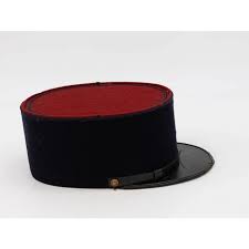 Vintage French Military Academy Officers Hat, Mid Century ...