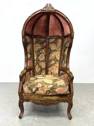 Sold at Auction: FRENCH STYLE PORTERS HOODED CHAIR. CANOPY CHAIR