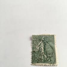 france 1921 Stamp Used 15 Cent Green | eBay