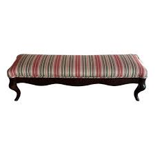 Long Low Brunschwig & Fils Bench | Chairish