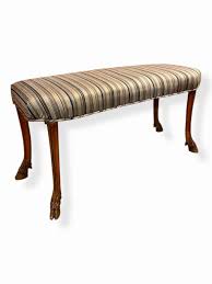 Pair of Italian kidney- shaped upholstered stools - Seaborn ...