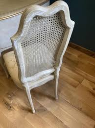 Sligh Furniture French Provincial Desk & Cane Back Chair ...