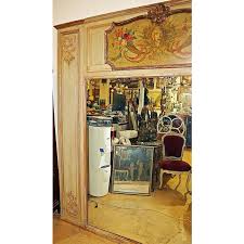 Monumental French Louis XVI Trumeau Mirror, 19th Century With Bacchus | Chairish