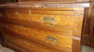 Antique Large Dresser w/ Mirror and Marble top - Eastlake - Walnut | eBay