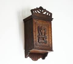 Antique Small Hand Carved Wooden Cabinet With Beautiful Ornaments, Medicine Chest With Amazing Details, Small 1890's Apothecary With Shelves - Etsy