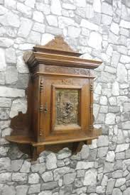 Antique German Wooden Wall Cabinet Bathroom Cabinet Hanging Cabinet 1880s | eBay