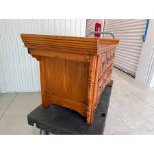 Asian Butterfly Apothecary Style Altar Chest With Ornate Carved Details, Early 20th Century Ming Style | Chairish