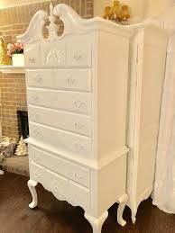 Gorgeous Shabby Chic vintage Cottage Painted HighBoy Dresser ...