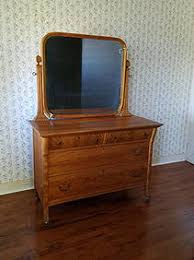 Maple Dresser With Mirror By Salem Square