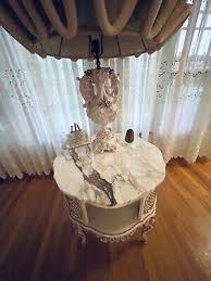 marble top coffee table antique round | eBay