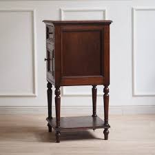 Rosewood Nightstand with Marble Top - Ski Country Antiques ...