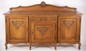 Lot - Early 20th Century French Provincial Sideboard 37 1/2 x 78 x 22 inches