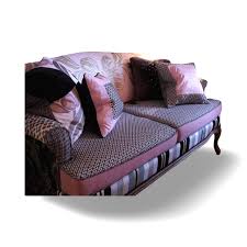 Designers Guild Eliza Upholstered Love Seat: Black, White ...