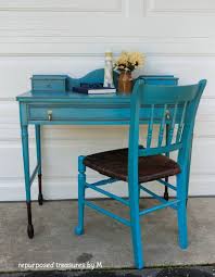 Vintage Desk and Chair, Turquoise Desk, Distressed Desk, Rustic Desk, Teal Vanity, Shabby Chic Desk, Vanity and Chair, Distressed Vanity - Etsy Israel