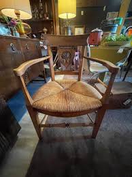Antique French Country Cherry Wood Carved Chair- BOGO Free ...