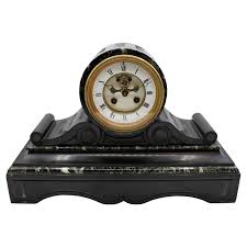 19th Century French Mantle Clock Signed Caron a Paris Depicting Psyche and Cupid at 1stDibs