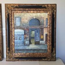 Timeless Treasures Framed Oil Paintings French Street Scene ...