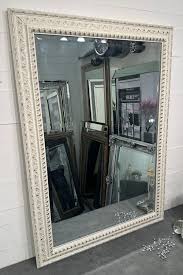 LG Antique White Mirror Shabby Chic Ornate Decorative ...