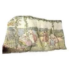 Wall Decor | Vintage Italian Tapestry Of Ladies Gentleman ...