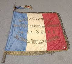 Wwi French Veterans Langourla Flag & Napoleon