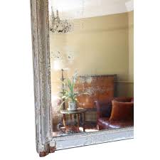 Large Antique Overmantle Wall Mirror, 1890s | Chairish
