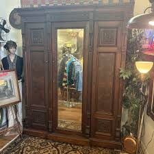 Walnut Victorian Antique Armoires & Wardrobes Antique 1850 ...