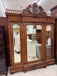 $1595… Finely Detailed Antique French Three Door Walnut ...