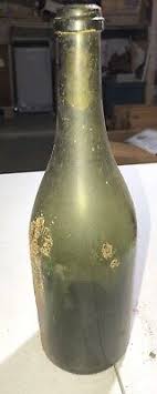 BOUTEILLE ANCIENNE VERRE SOUFFLE XIXeS BOTTLE VERRERIE OLD ...