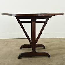 French 19th Century Walnut Wine Tasters Table | Chairish