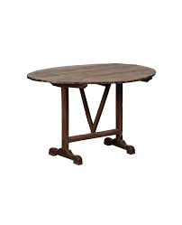 Olive Ateliers Vintage French Wine Tasting Table - Oval