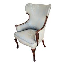 Grosfeld House French Wingback Armchair | Chairish