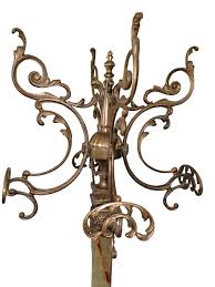 Coat Stand in Bronze and Onyx, 1890s | Chairish