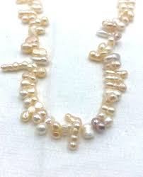 Vintage Long Strand of Pink & Champagne Freshwater Pearls ...