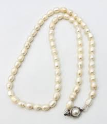 Vintage Cultured Freshwater Pearl Necklace Bracelet Set | eBay