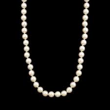 Tiffany & Co. 18K Yellow Gold Estate Akoya Cultured Pearl ...