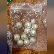 Office | Bag Of Faux Pearl Beads | Poshmark